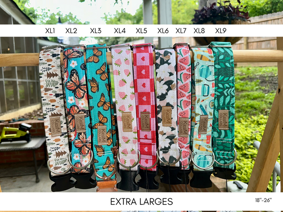 Extra Large MARKET Collars // Spring Clean Out Sale!