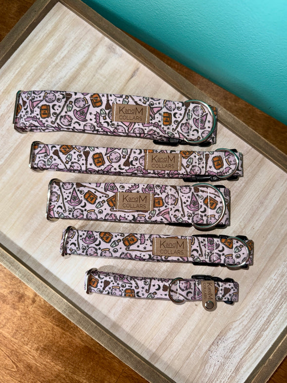 Purple Potions Halloween Dog Collar