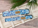 Winter Snowflakes Dog Collar